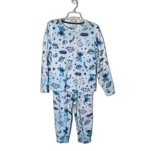 Women's Disney Lilo & Stitch 2 Piece Ladies Pajamas Small Character Cartoon PJS